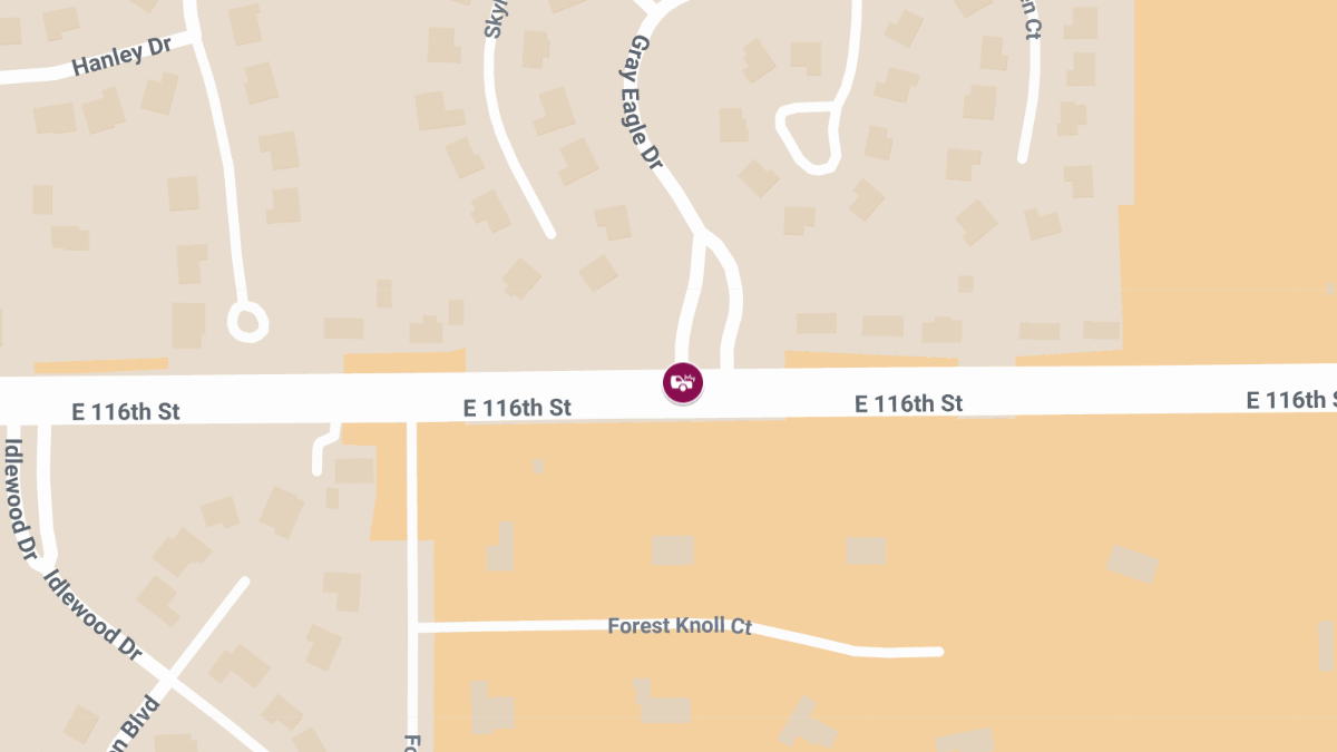 Vehicle Accident with Injuries at E 116th St & Gray Eagle Dr