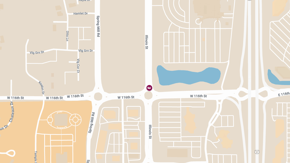 Vehicle Accident with Injuries at Illinois St & E 116th St