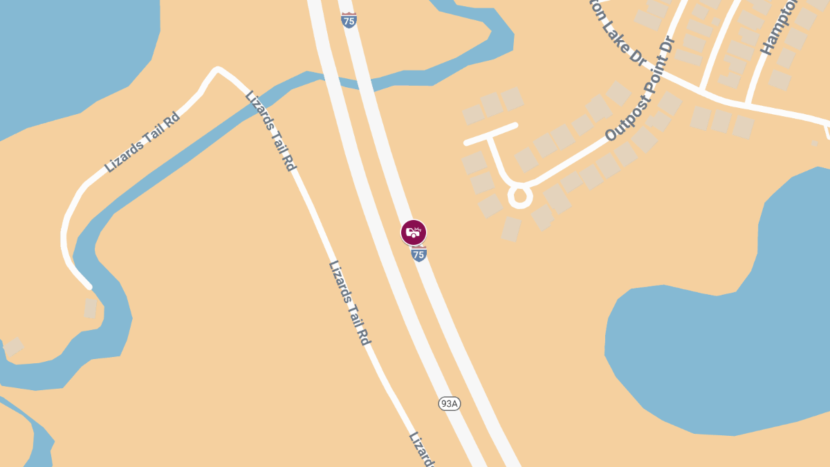 Vehicle Accident with Injuries on I-75 SB at Mile Marker 275