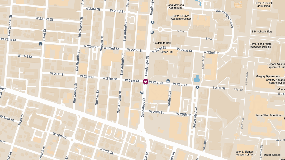 Vehicle Collision With Injuries at W 21st St & Guadalupe St
