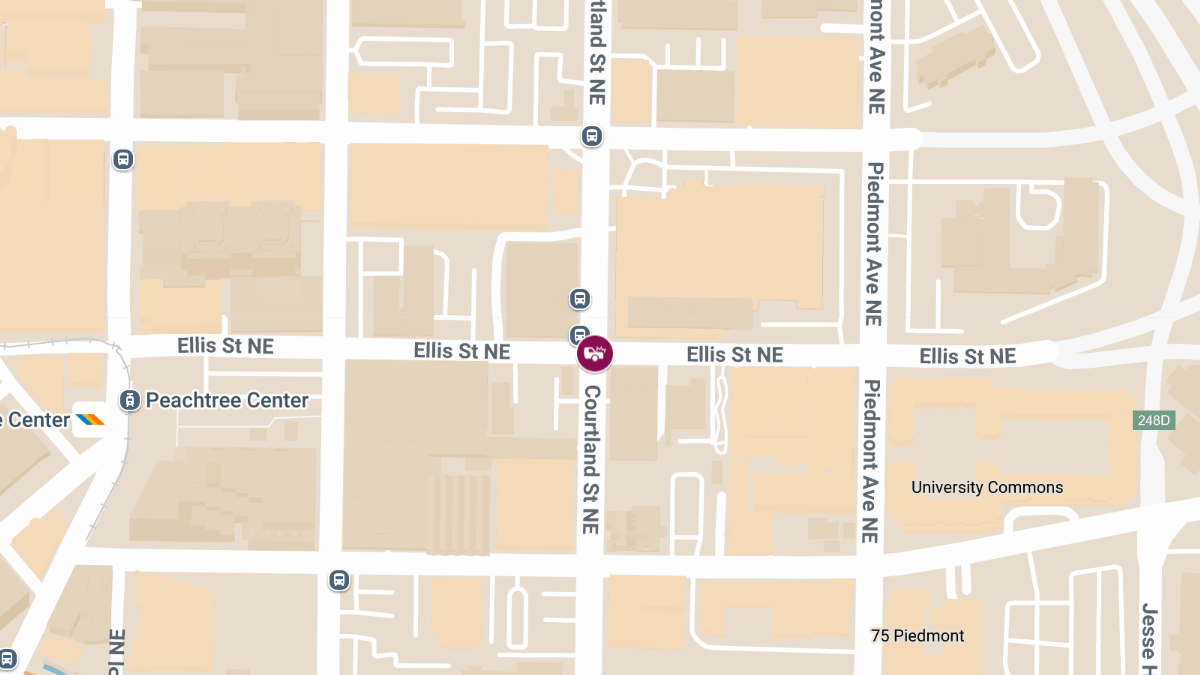 Vehicle Collision at Courtland St NE & Ellis St NE Causes Injuries