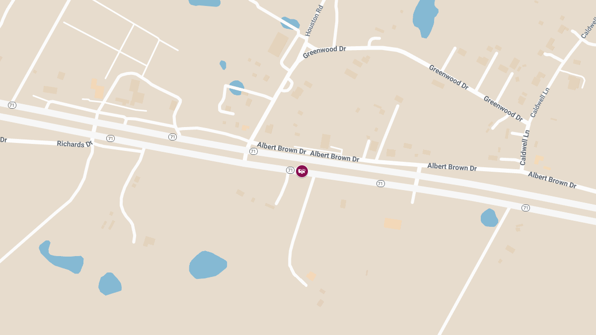 Vehicle Collision on E SH 71 Causes Injuries