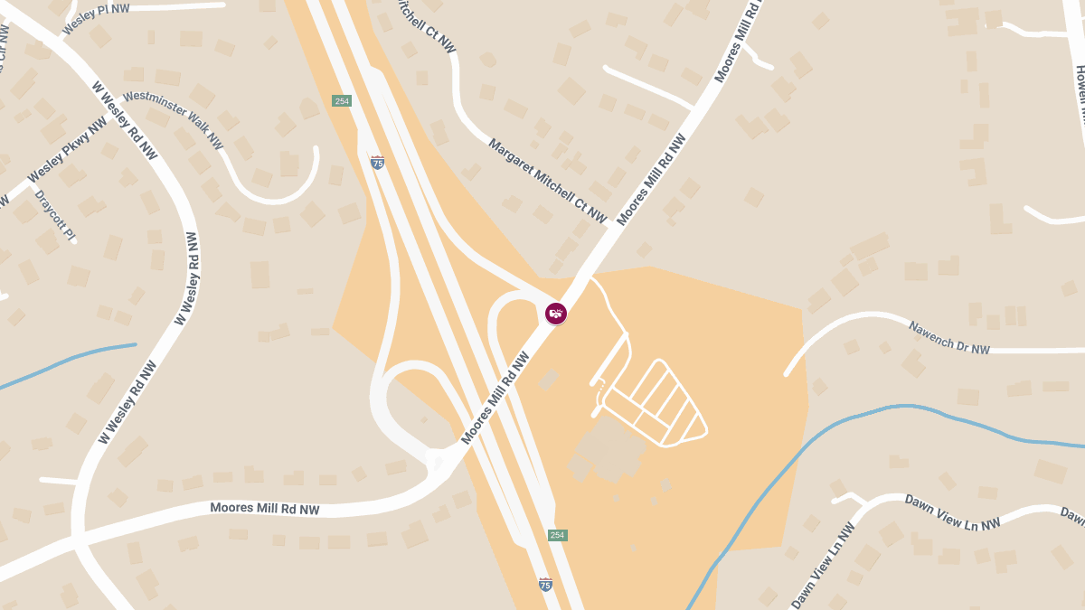 Vehicle Collision on I-75 N at Moores Mill Rd NW Causes Injuries