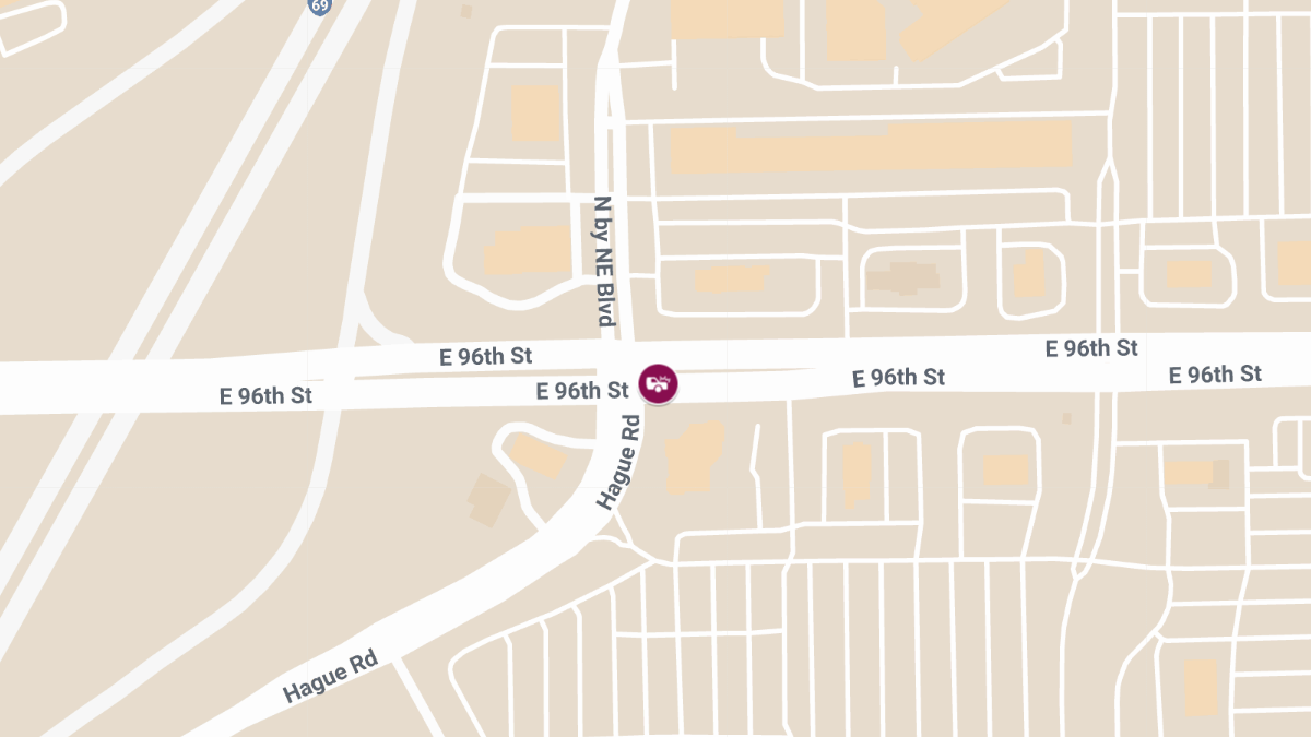 Vehicle Collision with Injuries at E 96th St & Hague Rd