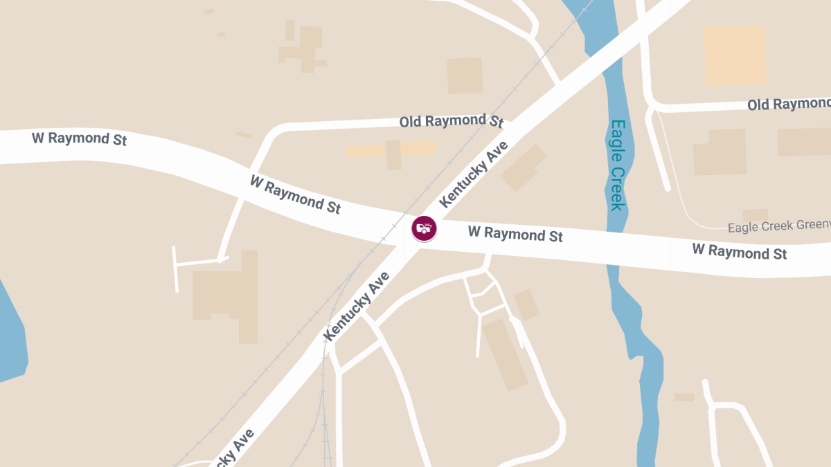 Vehicle Collision with Injuries at Kentucky Ave & W Raymond St