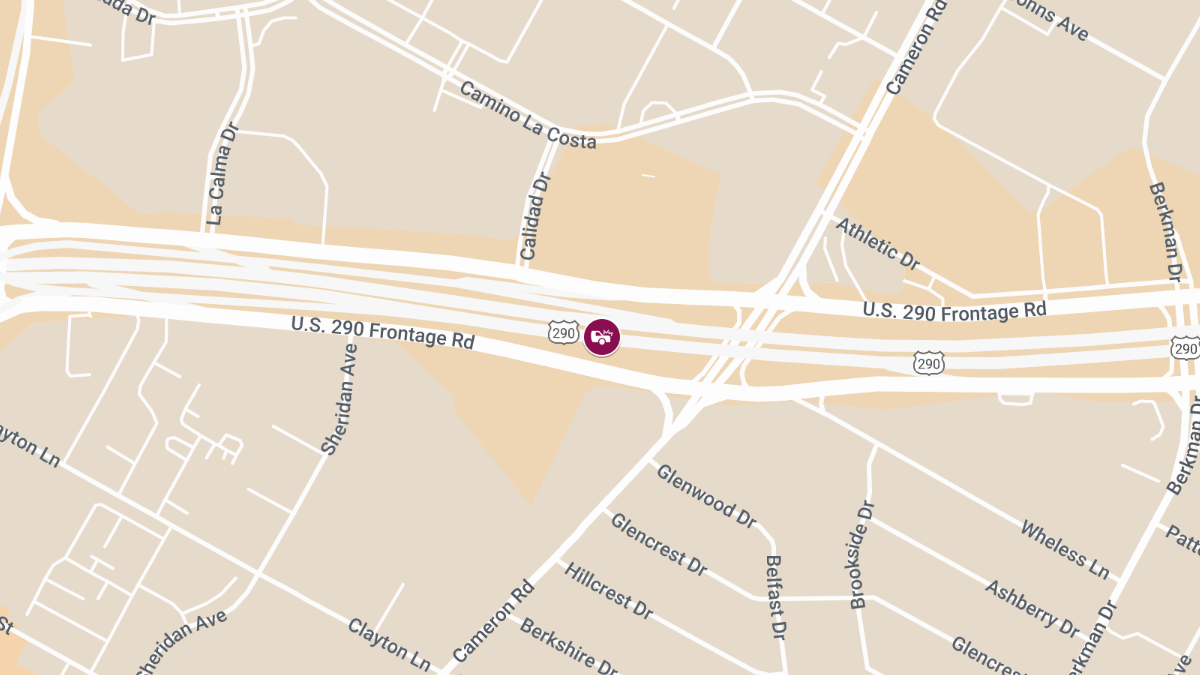 Vehicle Collision with Injuries on E US 290 Hwy