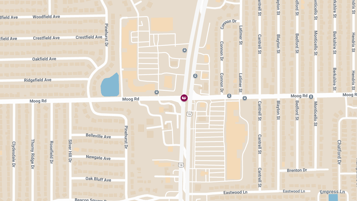 Vehicle Crash With Injuries on Moog Rd at US-19
