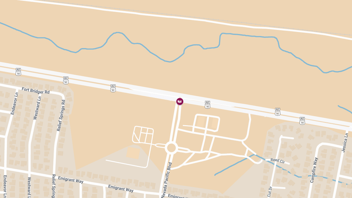 Vehicle Crash with Injuries at Nevada Pacific Blvd & US ALT 50 Hwy