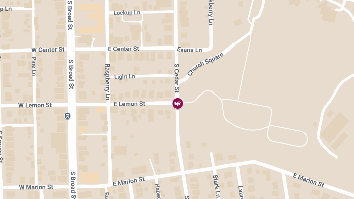 Vehicle Crash with Injuries at S Cedar St & E Lemon St