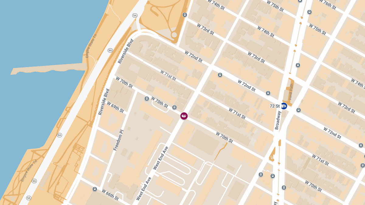 Vehicle Crash with Injuries at W End Ave & W 70th St