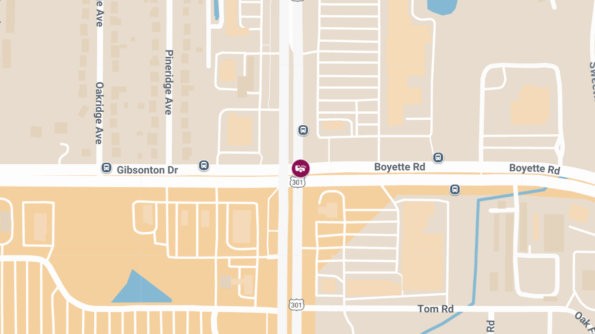 Vehicle Crash with Injuries on US-301 at Gibsonton Dr