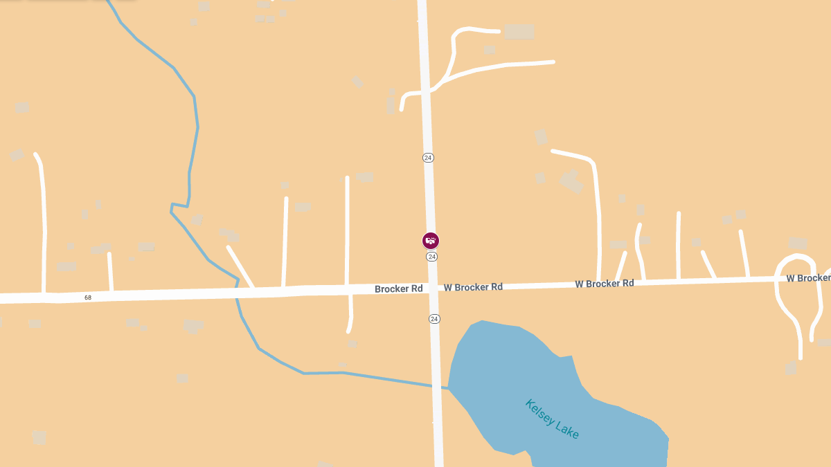 Woman Killed, Teen Injured in Two-Vehicle Crash on M-24 Near Brocker Rd